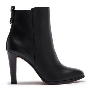 ✨NEW✨COACH Jemma Black Leather Ankle Booties